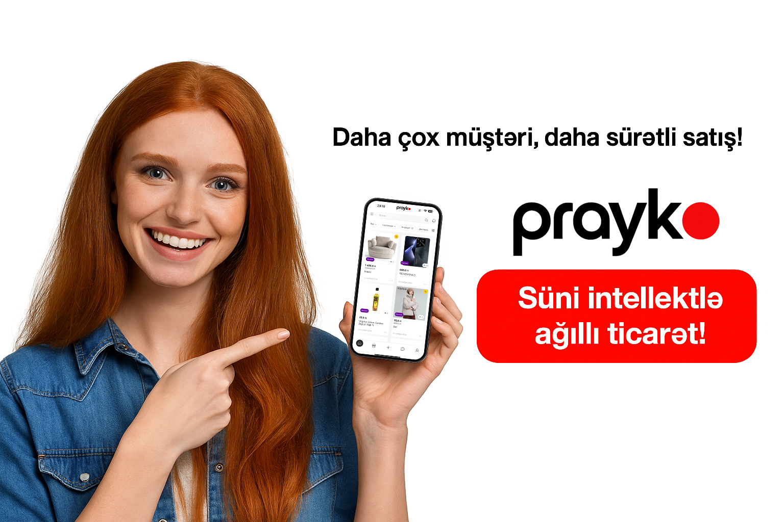 PRAYK-mağaza açın və ya xidmətlərinizi təklif edin - Ödənişsiz və vasitəçilərsiz!