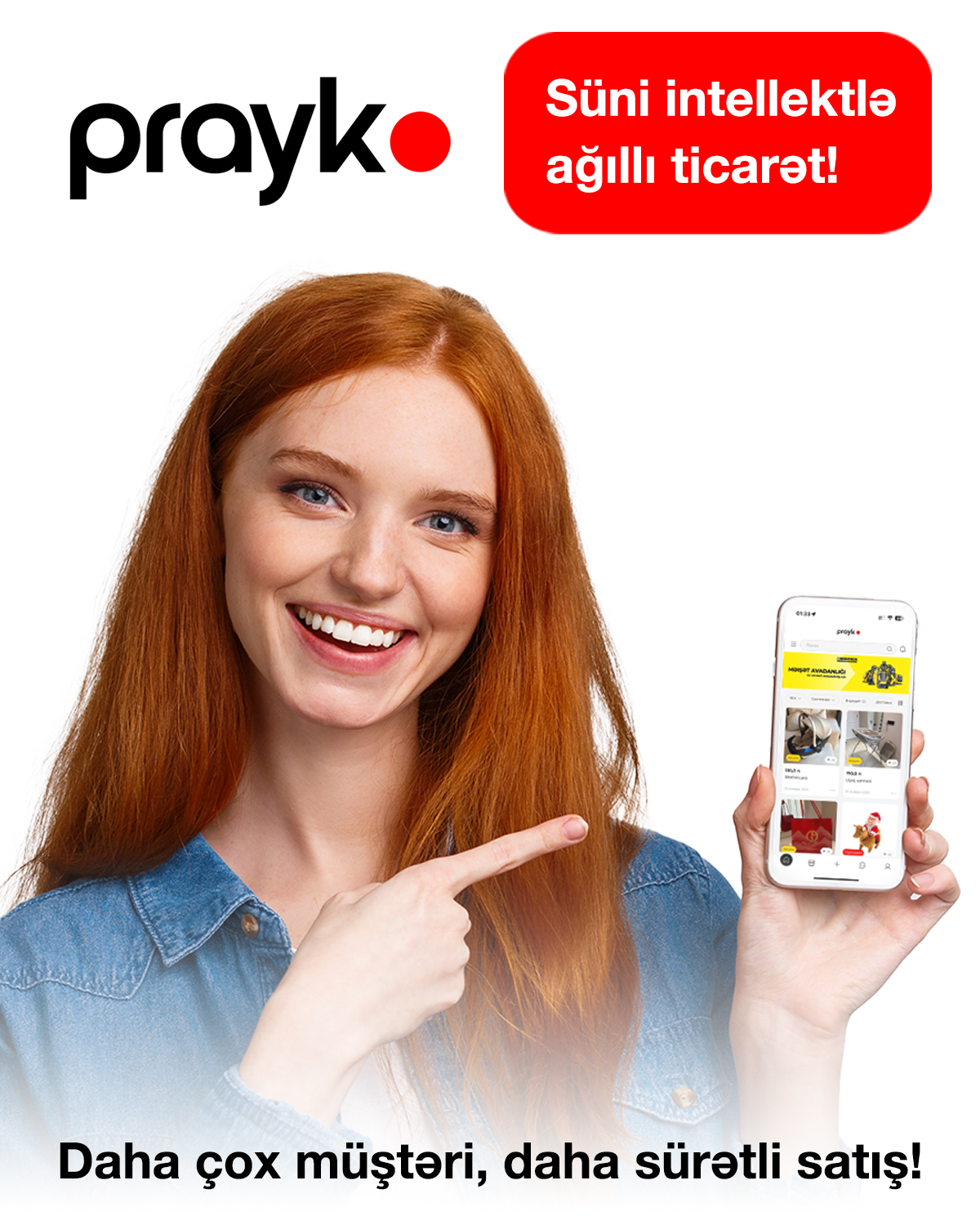 PRAYK – məhsullarınızı və xidmətlərinizi birbaşa təqdim edin – pulsuz və komissiyasız!